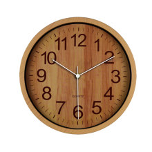 Wooden decorative wall clock for promotion item